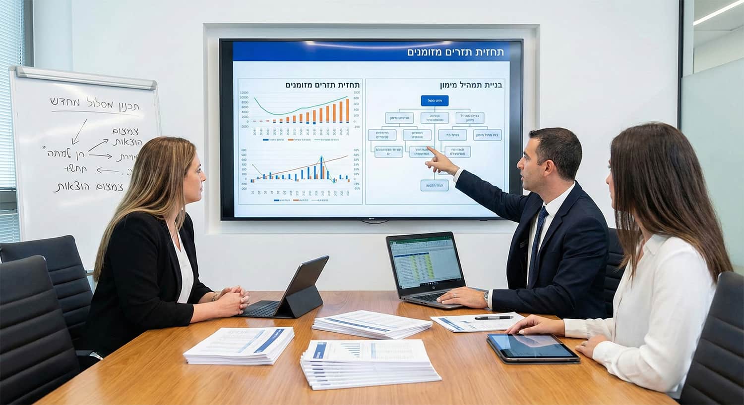 רואה חשבון הופך דוחות פיננסיים